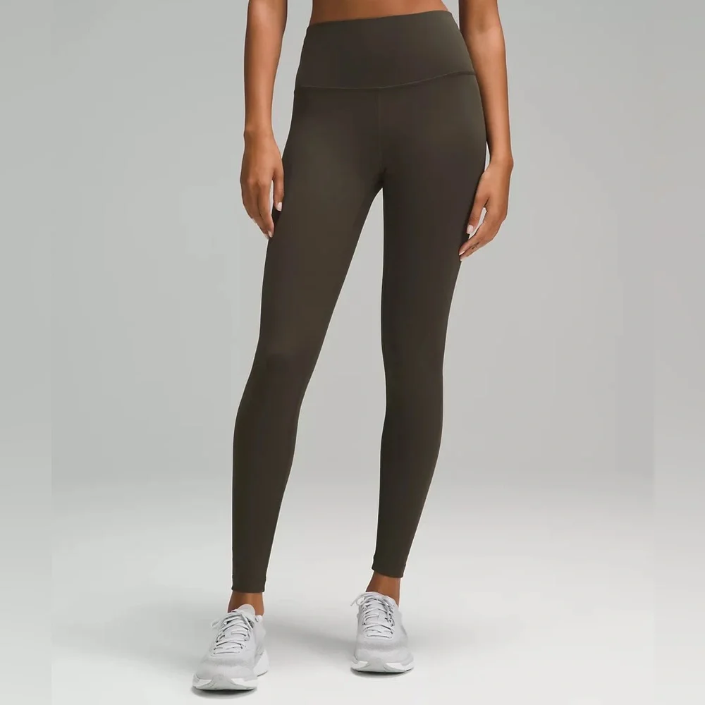 Lululemon Dark Olive Wunder Under Leggings - Picture 1 of 4